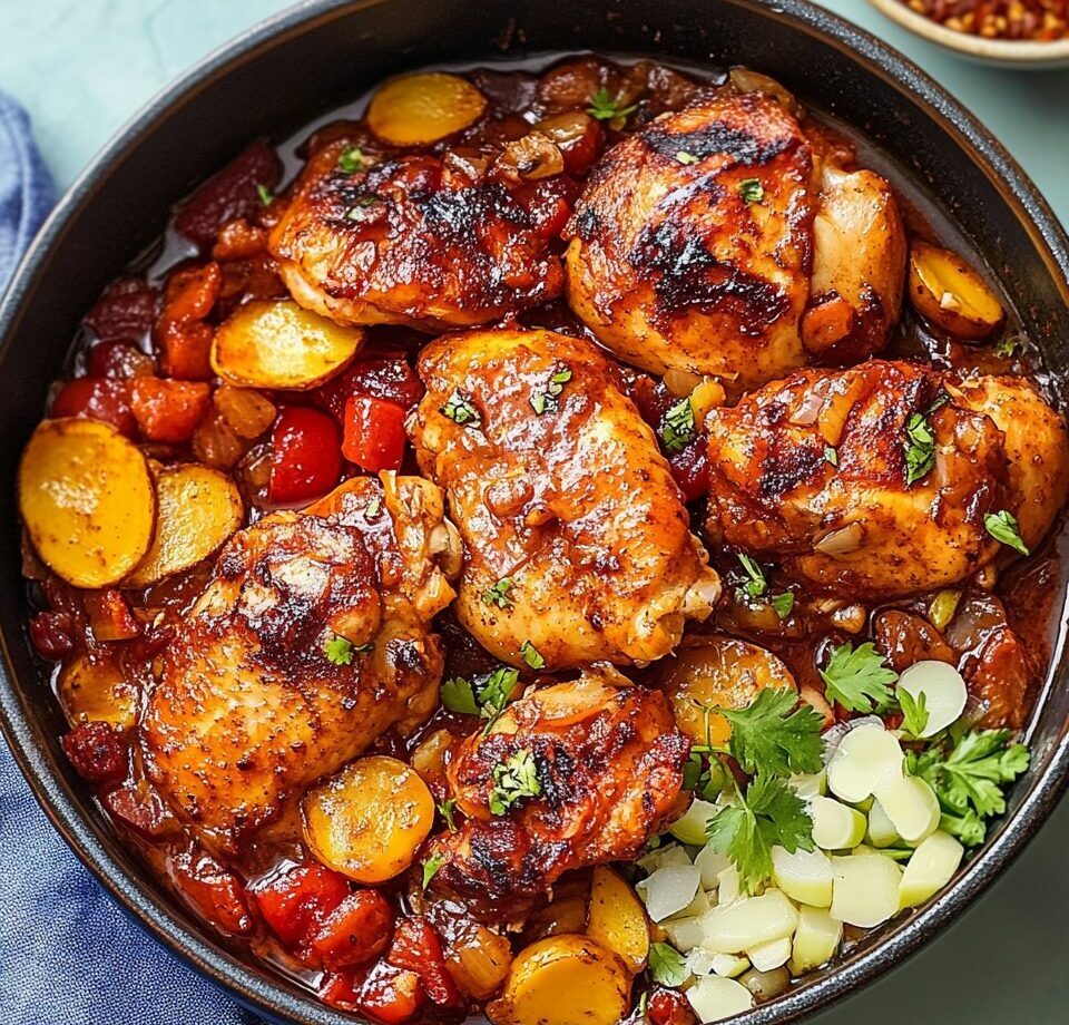 Southern Curried Chicken with Rice and Raisins