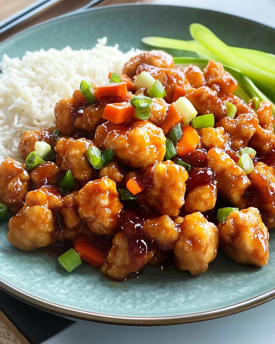 Sweet & Spicy Crispy General Tso's Chicken Bites