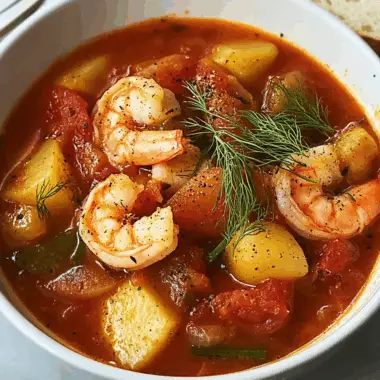 Hearty Cajun Shrimp and Sausage Stew