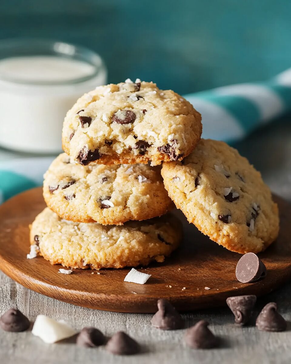 Chewy Coconut Chocolate Chip Delights