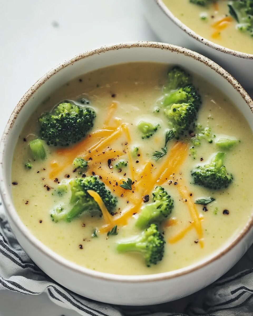 Slow Cooker Cream of Broccoli Soup