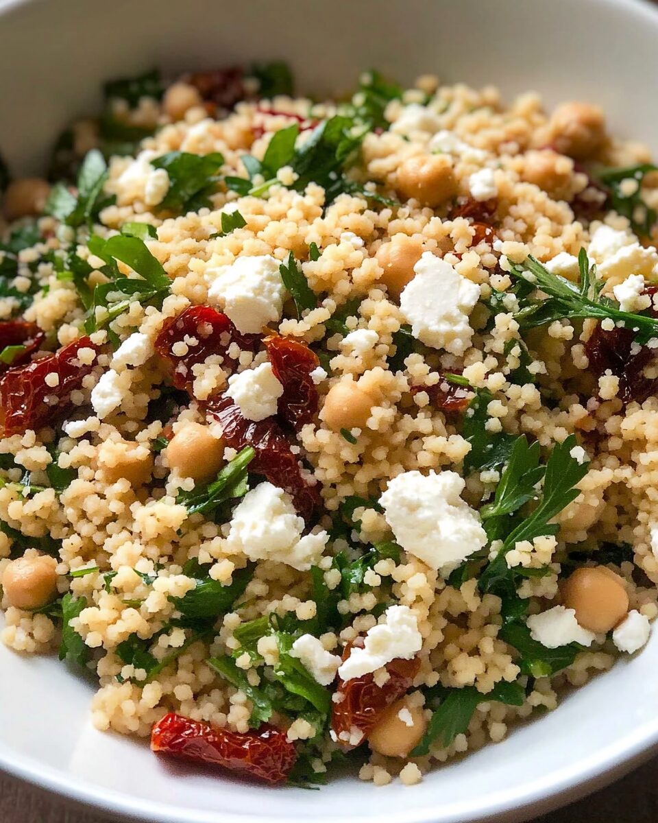 Couscous Salad with Feta and Herbs