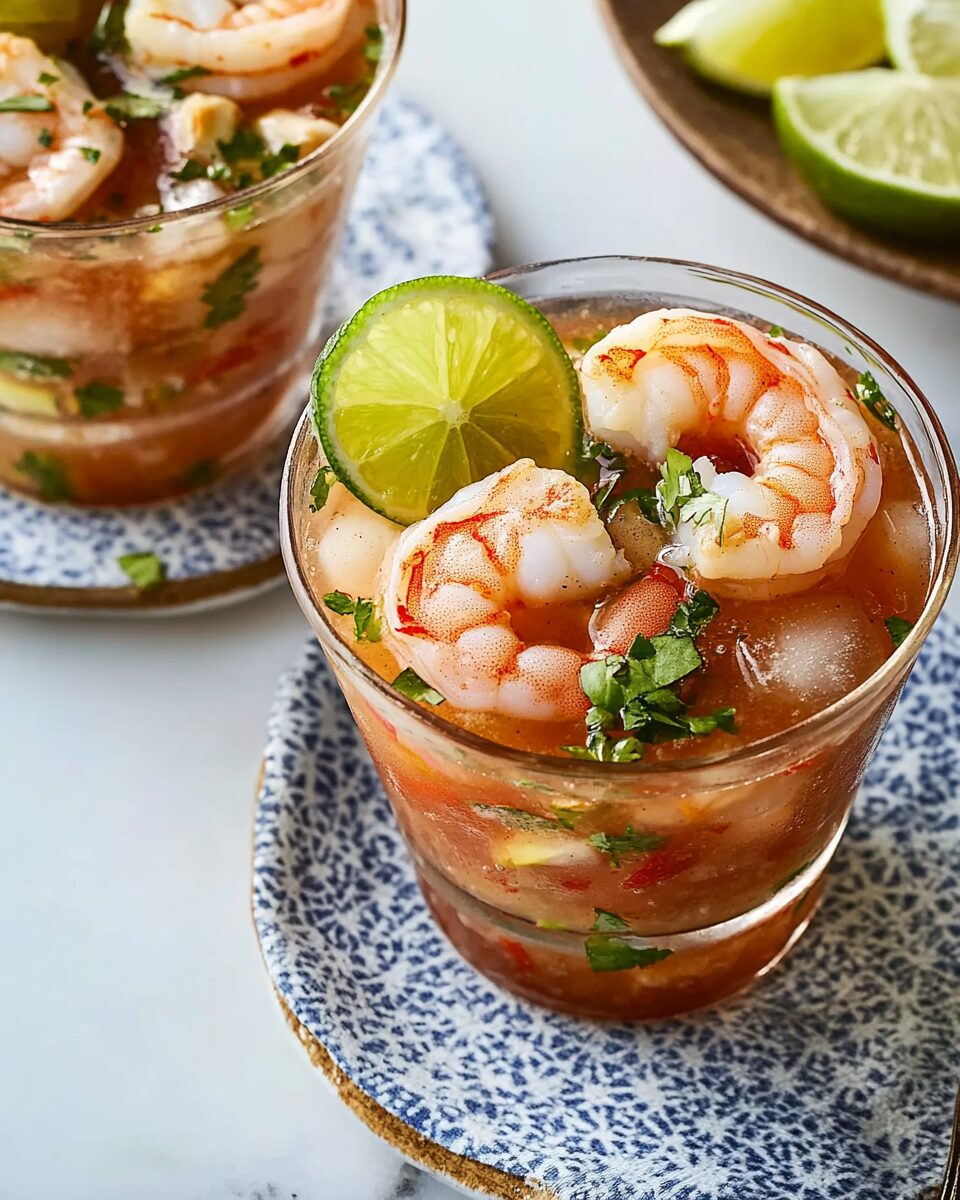 Refreshing Shrimp Cocktail with Mexican Flare