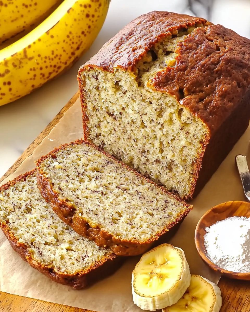 Moist & Wholesome Vegan Banana Bread with a Hint of Cinnamon