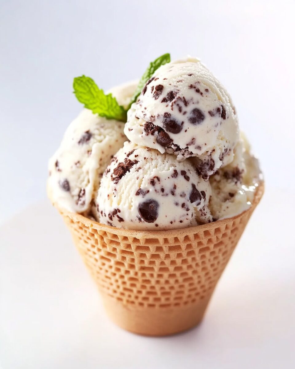 Mint Chocolate Chip Ice Cream