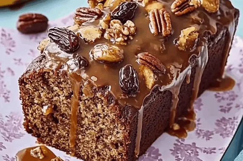 Decadent Sticky Toffee Banana Loaf