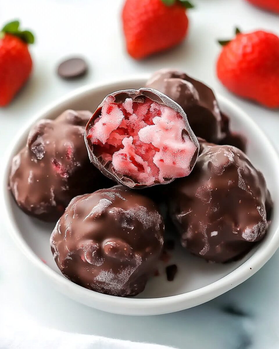 Refreshing Strawberry Yogurt Popsicles