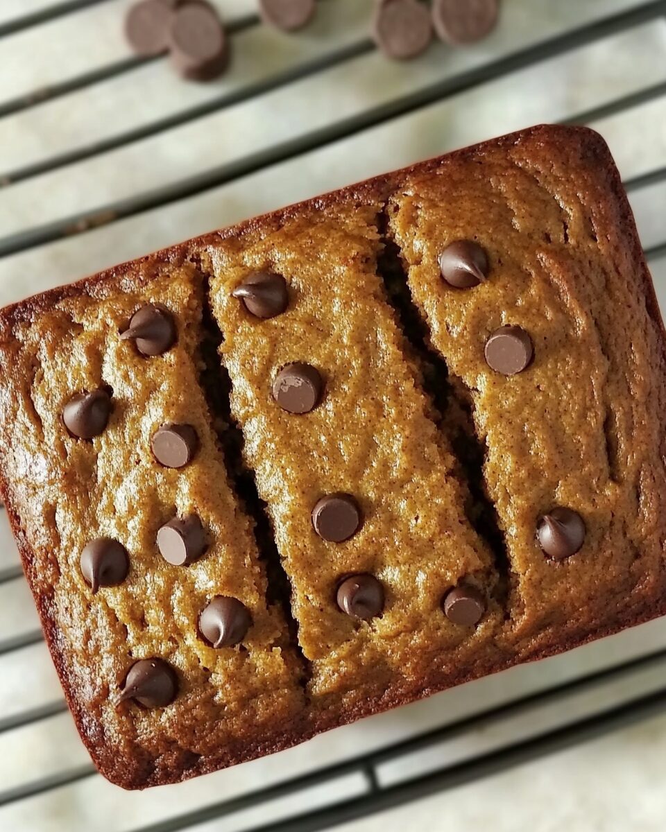 Peanut Butter Chocolate Chip Banana Bread