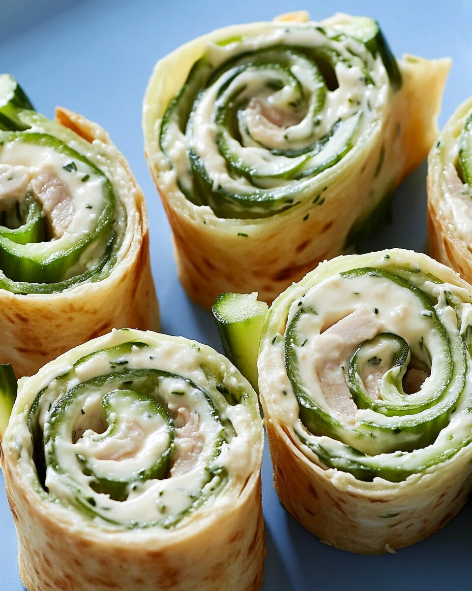 Cool Cucumber Boursin Wraps