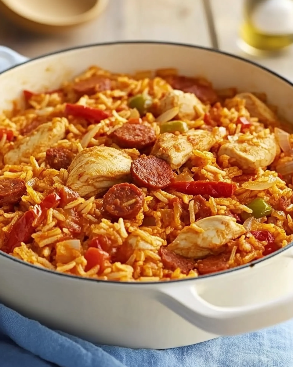 Spicy Southern Chicken & Chorizo Jambalaya Delight