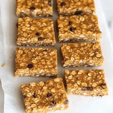 Rustic Almond-Date Chewy Granola Bars