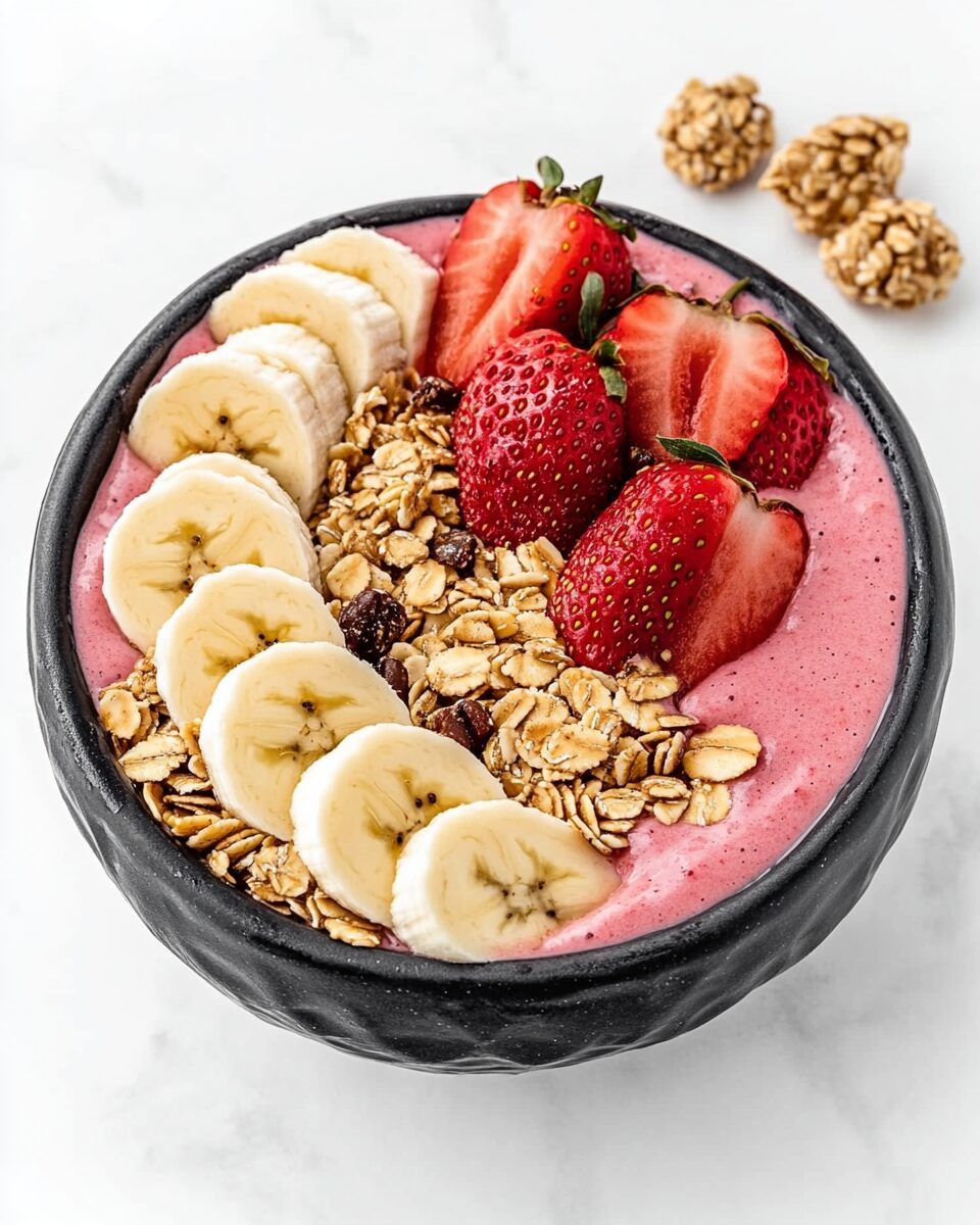 Strawberry Banana Smoothie Bowl
