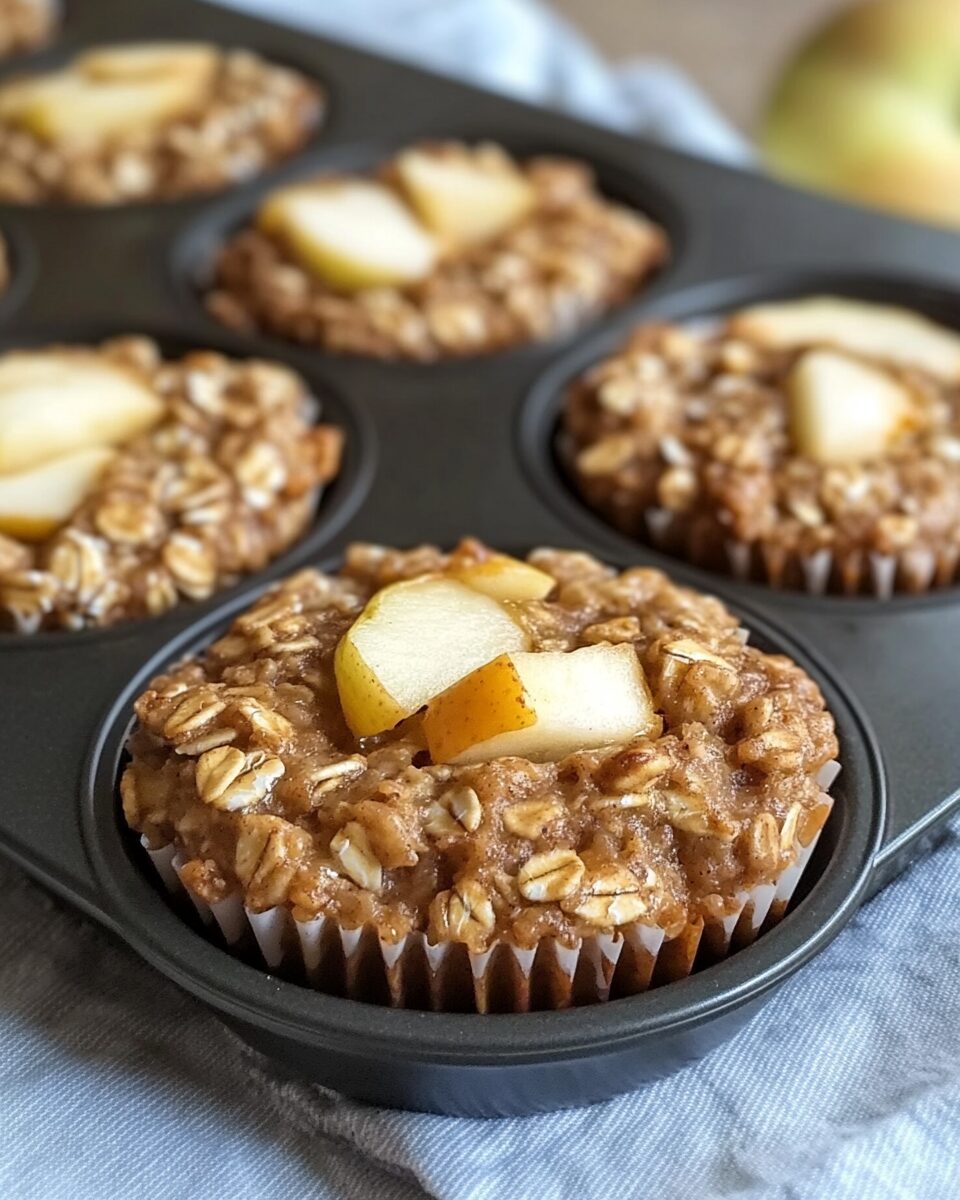 Apple Oatmeal Breakfast Cups
