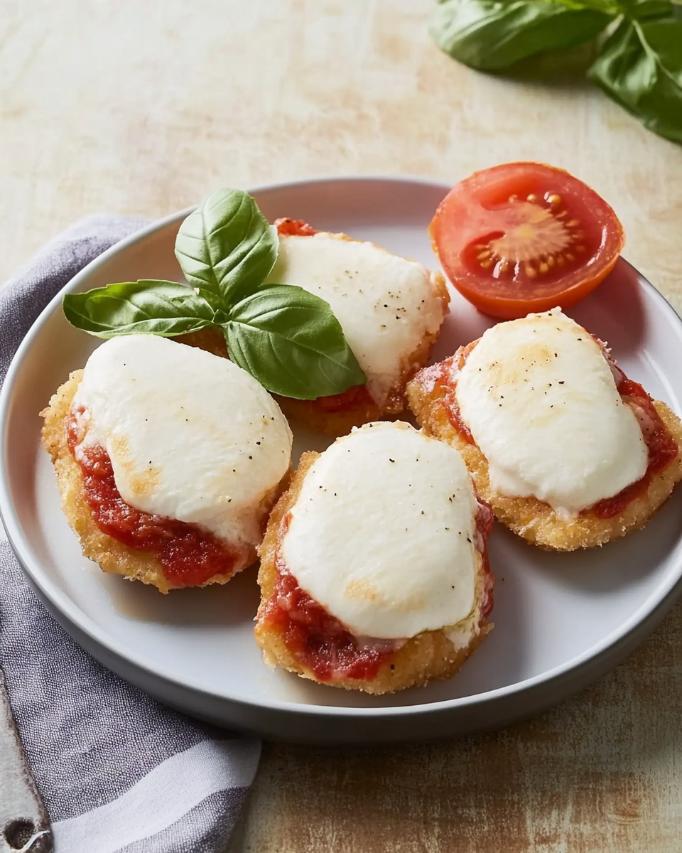 Pan-Fried Frozen Chicken Breasts with Caprese Twist