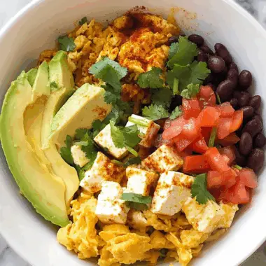 Ultimate Tofu Breakfast Burrito Bowls