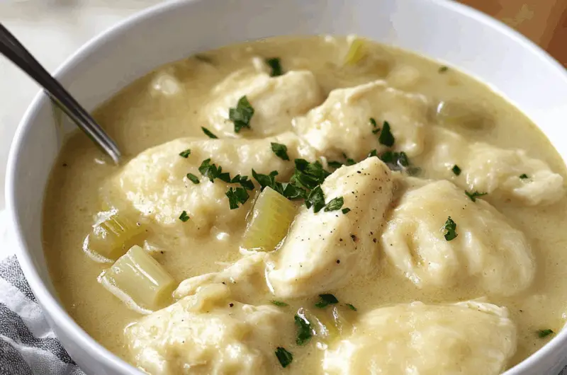 Hearty Southern-Style Chicken and Fluffy Dumplings