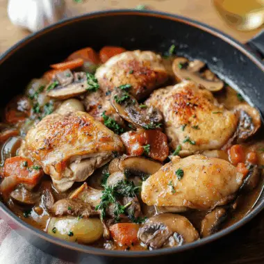 Rustic French Hunter’s Chicken Stew