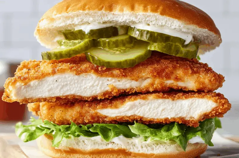 Crispy Chicken Schnitzel Sandwich
