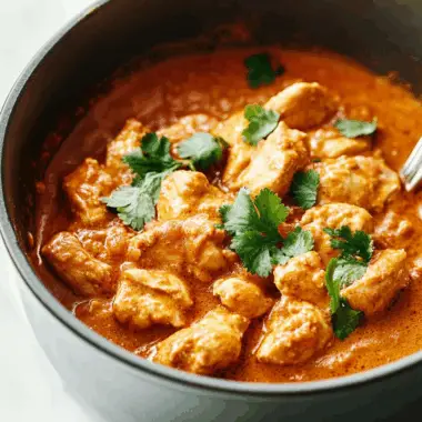 Creamy Slow-Cooker Chicken Tikka Masala Delight