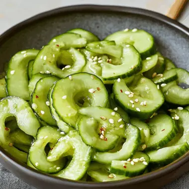 Refreshing Japanese Cucumber Sunomono Salad