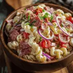 Loaded Pasta Salad with Italian Meat and Cheese