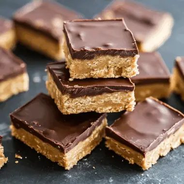 No-Bake Chocolate Peanut Butter Reese’s Bars