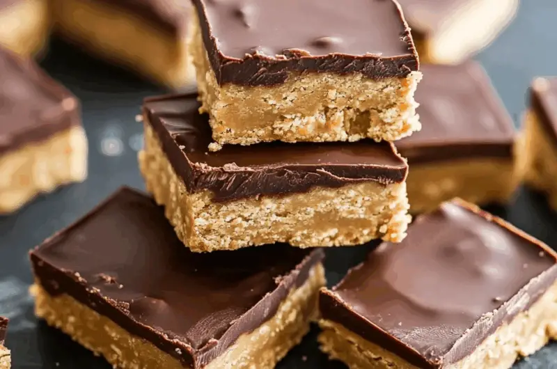 No-Bake Chocolate Peanut Butter Reese’s Bars