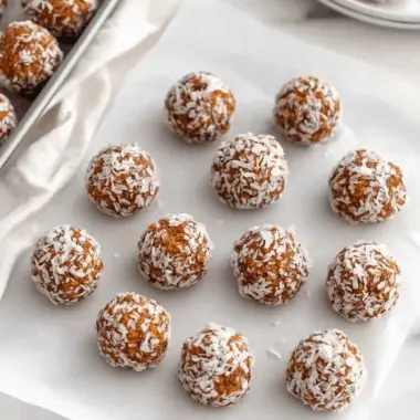 No-Bake Carrot Cake Energy Bites