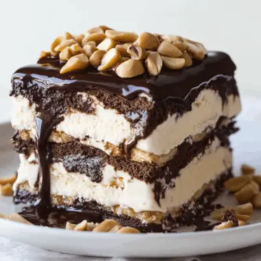 Decadent Hot Fudge Ice Cream Bars