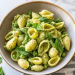 Vibrant Green Goddess Pasta Shell Salad with Herbaceous Vegan Dressing