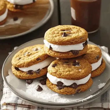Campfire Delight S'mores Cookie Sandwiches