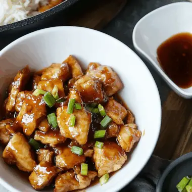 Sweet and Savory Bourbon Glazed Chicken