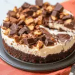 Decadent Reese's Peanut Butter Cup Cheesecake