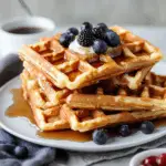 Fluffy and Golden Waffles for Breakfast Bliss
