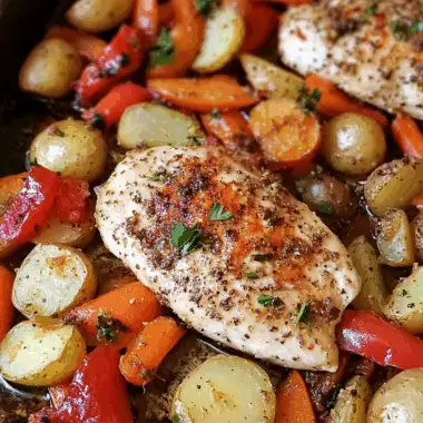 Herb-Roasted Chicken with Garden Vegetables