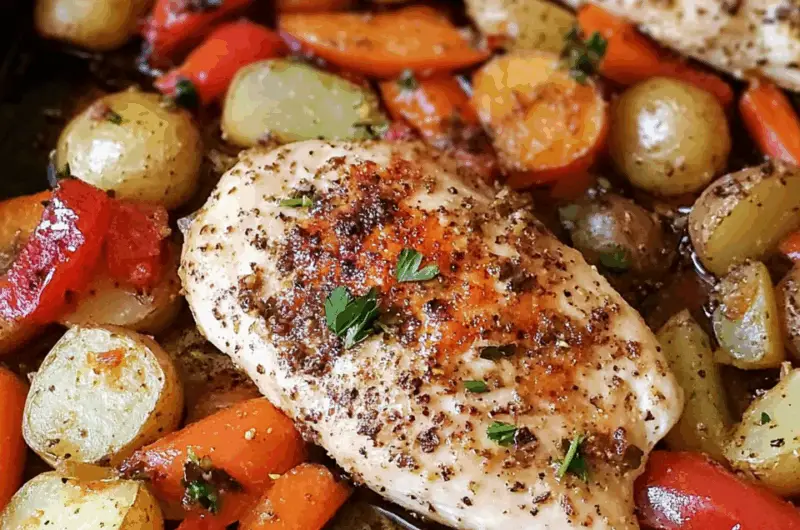 Herb-Roasted Chicken with Garden Vegetables