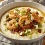 Buttery Southern Shrimp and Cheddar Grits Bowl