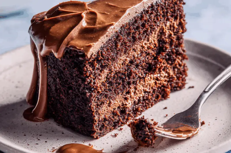 Ultra-Moist One Bowl Fudge Cake