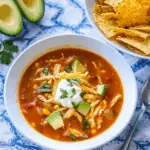 Flavorful Chicken Tortilla Soup with a Spicy Kick
