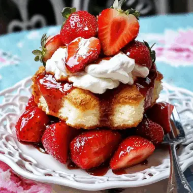 Balsamic-Infused Strawberry Shortcake