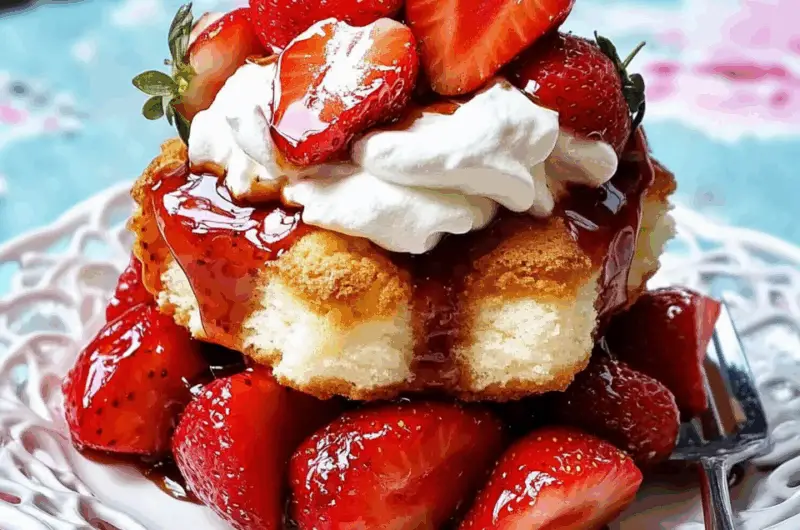 Balsamic-Infused Strawberry Shortcake