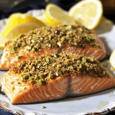 Crispy Pistachio-Coated Salmon