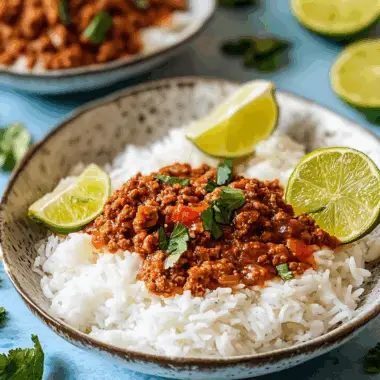 Zesty Thai-Inspired Spiced Ground Beef