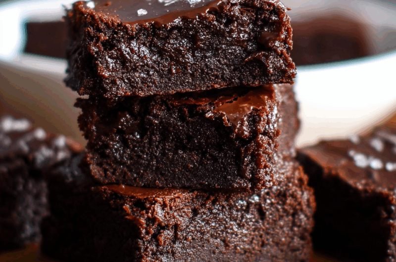 Ultra-Rich Fudgy Brownies with Warm Chocolate Frosting