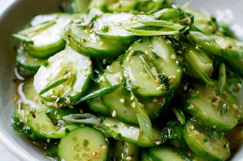 Cool & Crunchy Asian-Style Cucumber Salad
