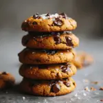 Ooey Gooey Vegan Chocolate Chip Cookies with Molasses & Tahini