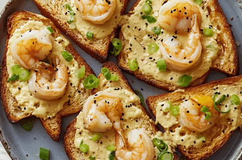 Crispy Shrimp Toast Bites