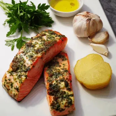 Chef John's Zesty Garlic-Herb Salmon Delight