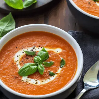 Silky Tomato Basil Dream with a Hint of Butter