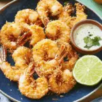 Crispy Coconut Shrimp with Zesty Honey-Lime Dip
